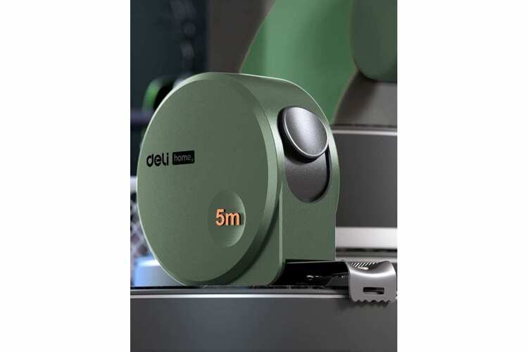 Рулетка DELI home series green ht8519l 5мх19мм