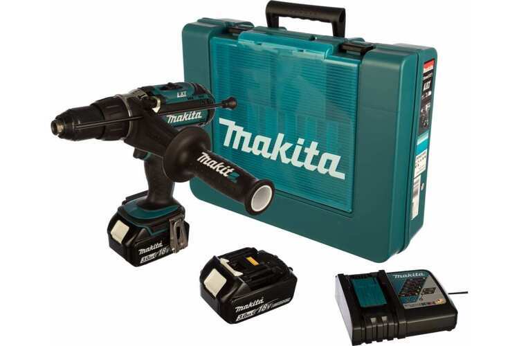 Аккумуляторный шуруповерт MAKITA DHP 451 RFE ударный